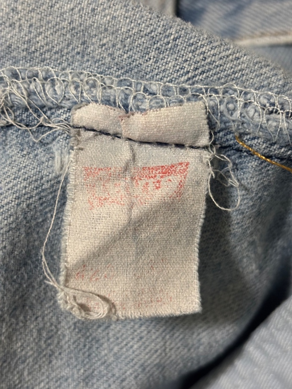 Vintage 80s 90s USA Levis 501 Jeans Actual 27x29 Distressed cone denim fade - Picture 15 of 16